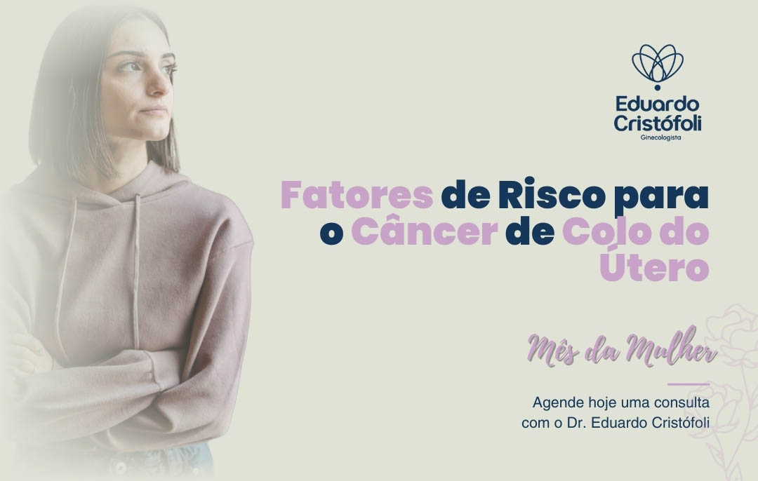 Dr. Eduardo Cristófoli, especialista em saúde feminina, falando sobre a prevenção do câncer de colo do útero e cuidados ginecológicos essenciais.