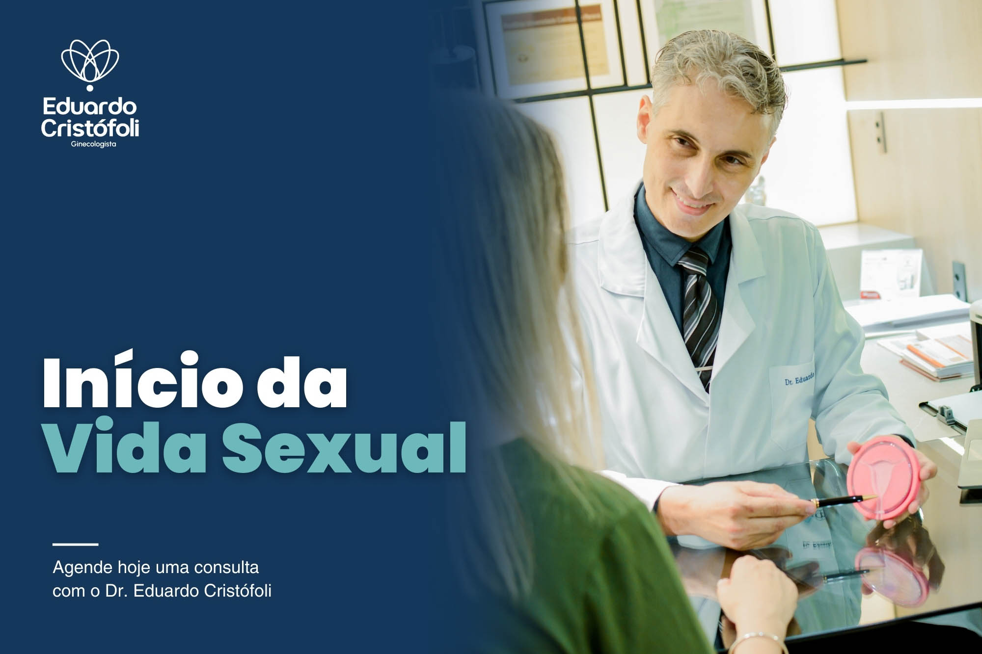  Ilustração representando a importância da conversa familiar e da orientação ginecológica para jovens no início da vida sexual, promovendo saúde e bem-estar.