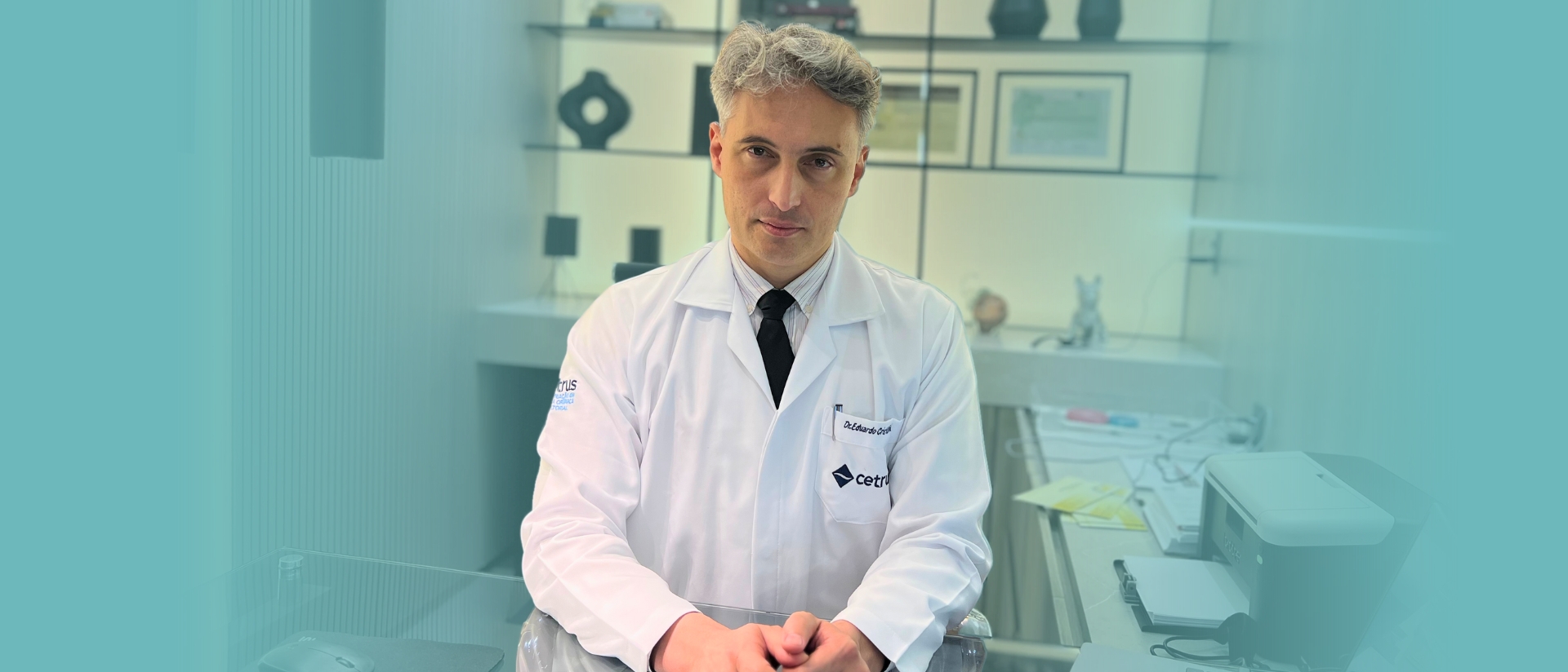 Recepção da Clinica La Florie, onde o Dr. Eduardo Cristófoli, GInecologista em Londrina.