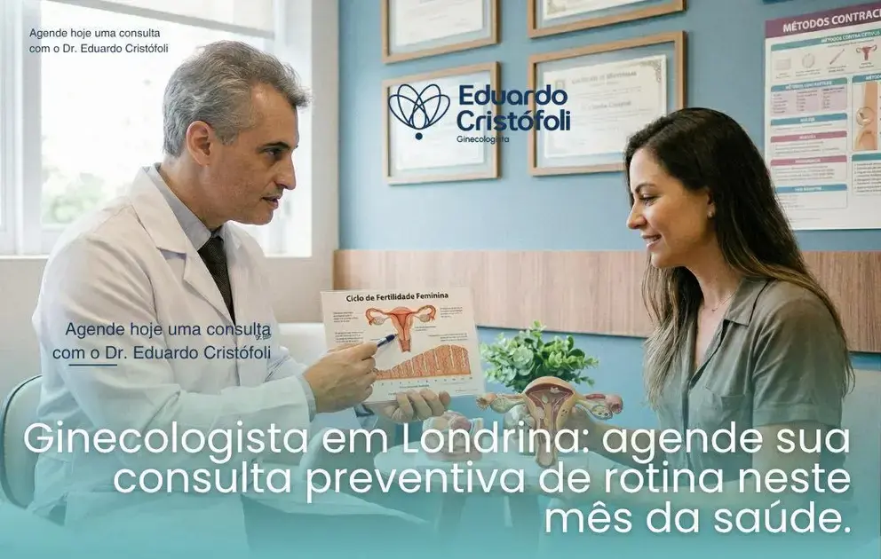 Ginecologista em Londrina: agende sua consulta preventiva neste mês da saúde.