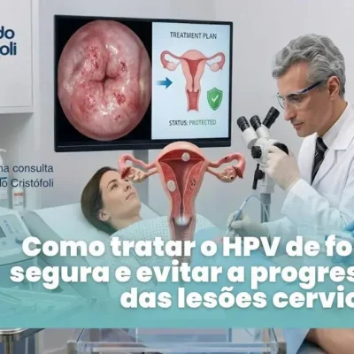Como tratar o HPV de forma segura e evitar a progressão das lesões cervicais.