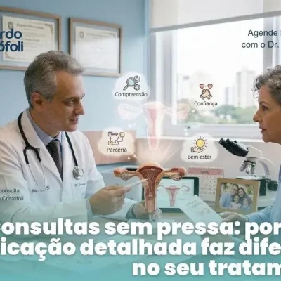 Consultas sem pressa: por que a explicação detalhada faz diferença no tratamento.
