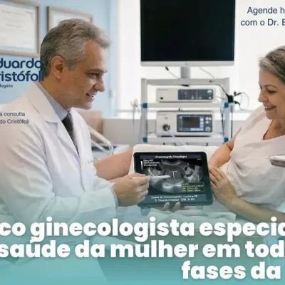 Médico ginecologista especialista na saúde da mulher em todas as fases da vida.